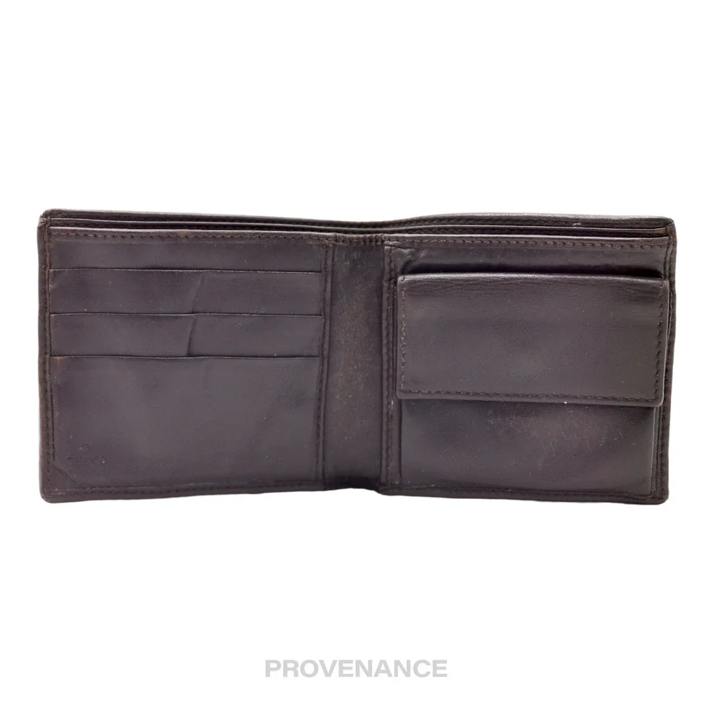 🔴 Gucci Bifold Wallet - GG Canvas Brown - Picture 5 of 9